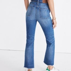 Madewell retro crop bootcut